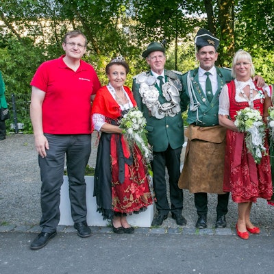 Schützen-Krönung in Wipperfürth.