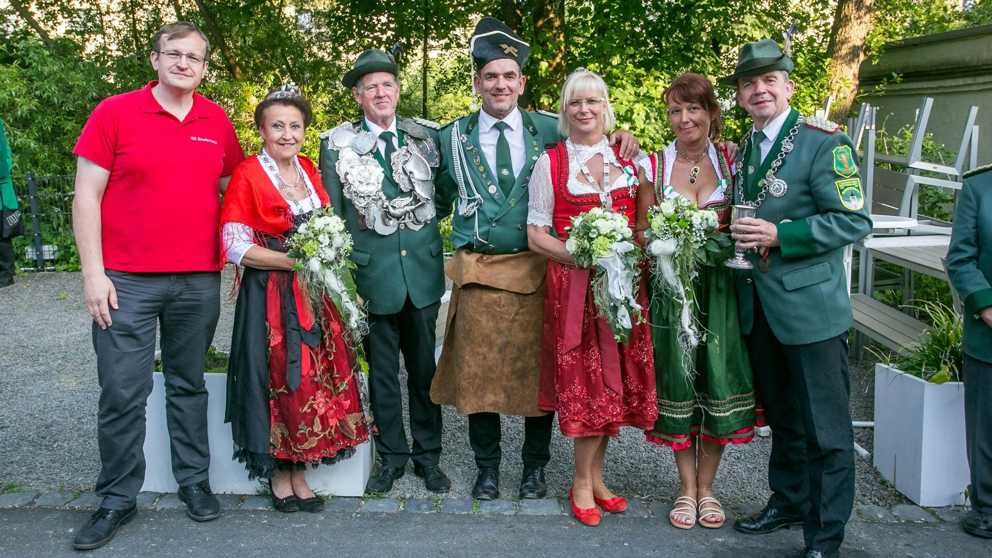 Schützen-Krönung in Wipperfürth.