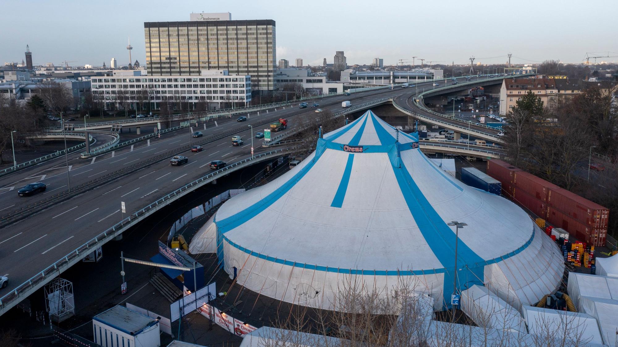 Teil der Zoobrücke in Köln-Deutz.