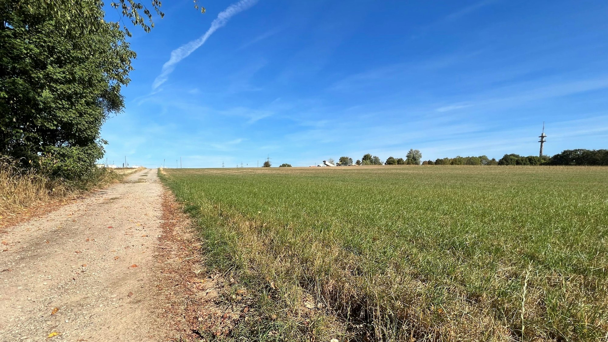 Auf den Heunen, umstrittener Standort für neue Opladener Feuerwache