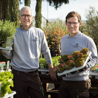 Die Geschäftsführer des Gartenhof Becker: Michael Becker (l.) und Daniel Schiffers.