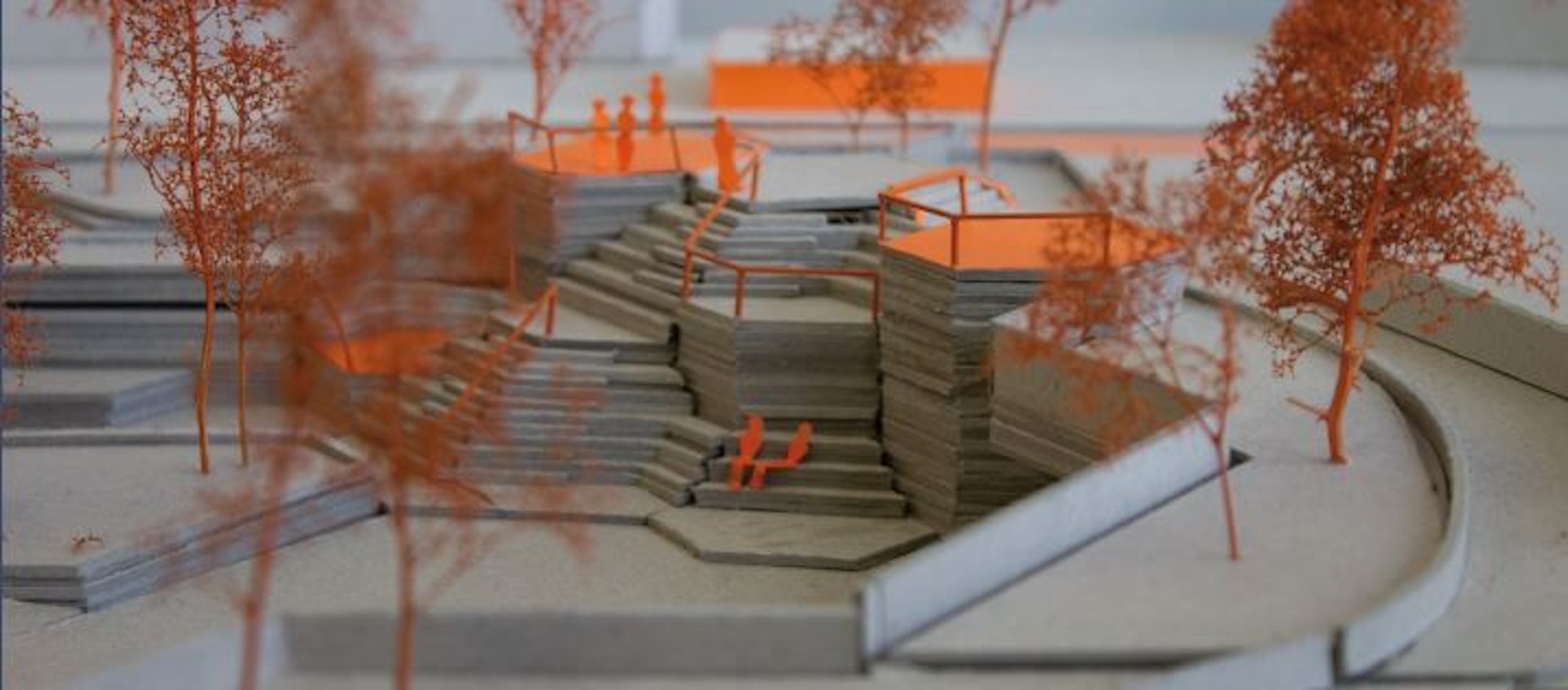 Entwurf der neuen Freitreppe am Ebertplatz.