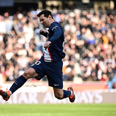 Es ist Lionel Messi zu sehen.