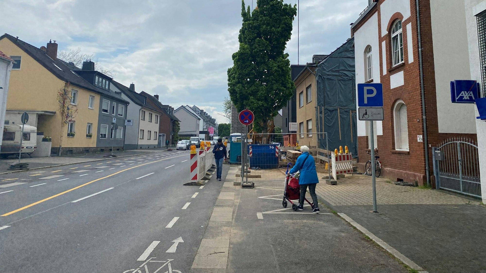 Die Pingsdorfer Straße in Brühl wird neu gestaltet.