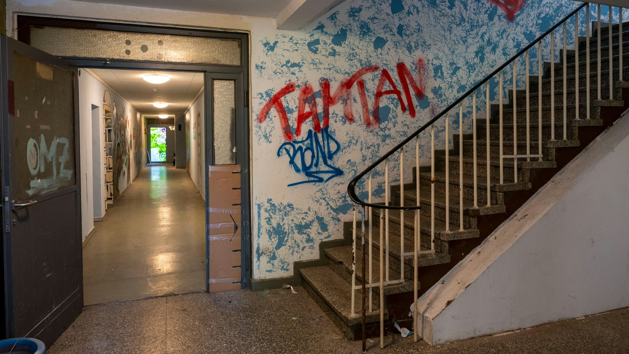 Das Gebäude in der Gummersbacher Straße 25 steht seit Anfang Juni wieder leer.