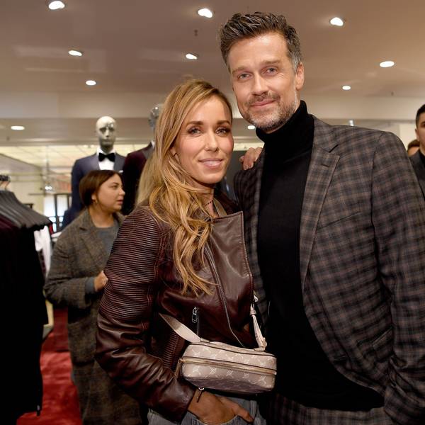 Annemarie und Wayne Carpendale kommen zur Vorstellung der JOOP! Evening Capsule Collection.