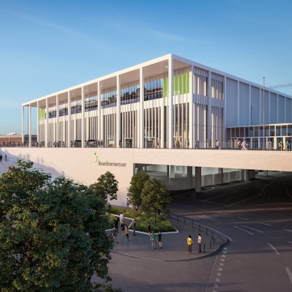 Visualisierungen Confex Koelnmesse - neue Konferenzzentrum der Kölner Messe