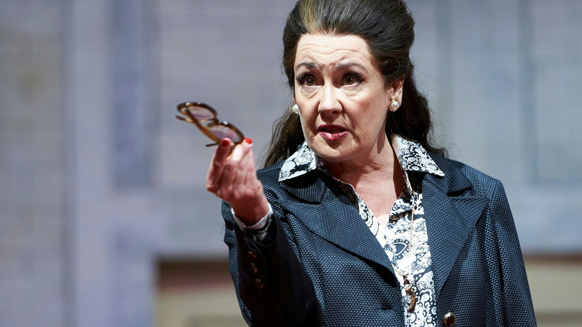 Szenhe aus dem Theaterstück „Meisterklasse“.