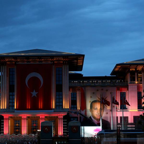 Der Präsidenten Palast in Ankara.