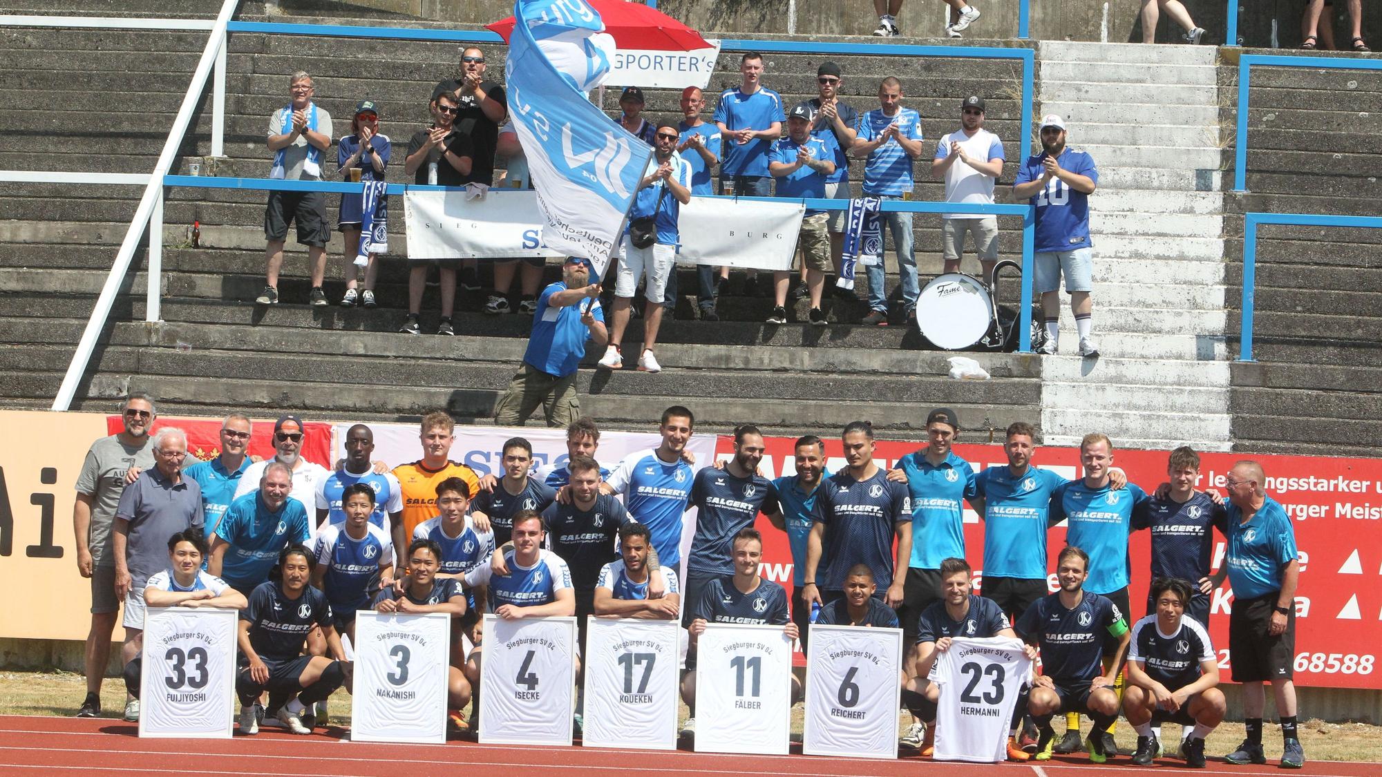 Beim Siegburger SV 04 wurden viele Spieler verabschiedet