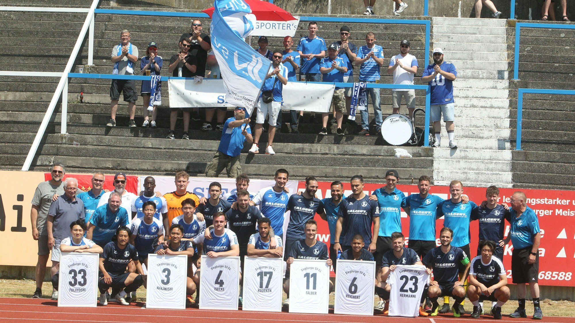 Beim Siegburger SV 04 wurden viele Spieler verabschiedet
