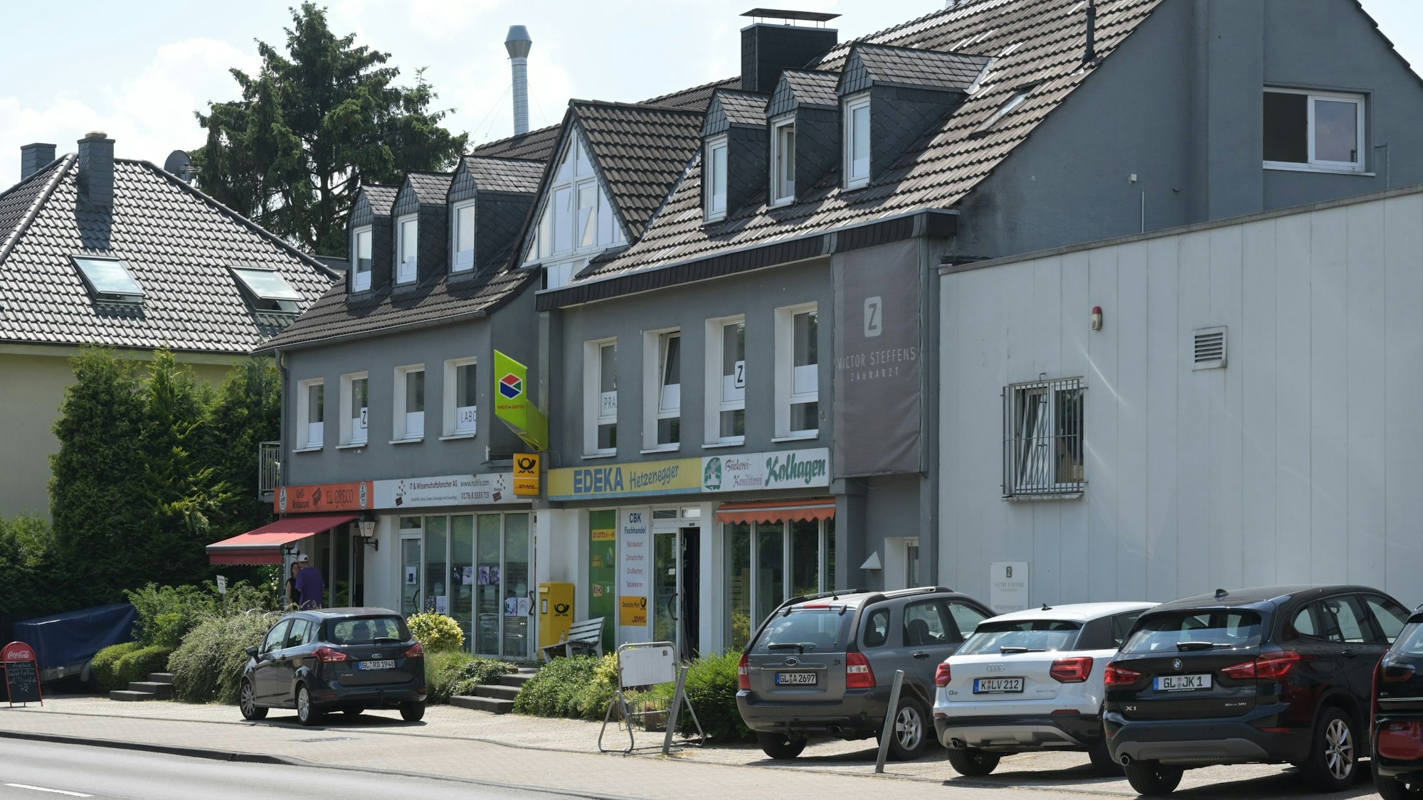 Das Foto zeigt den Edeka-Einkaufsmarkt, der am 30. August schließt.