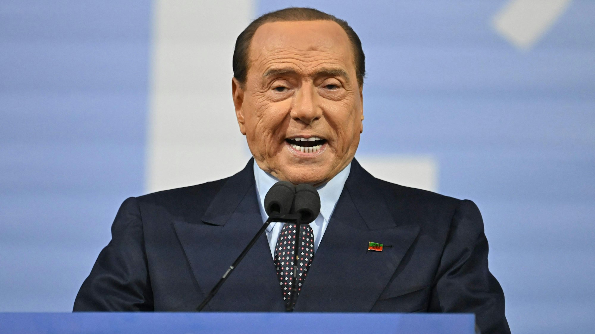Der ehemalige italienische Ministerpräsident Silvio Berlusconi ist im Alter von 86 gestorben. (Archivbild)