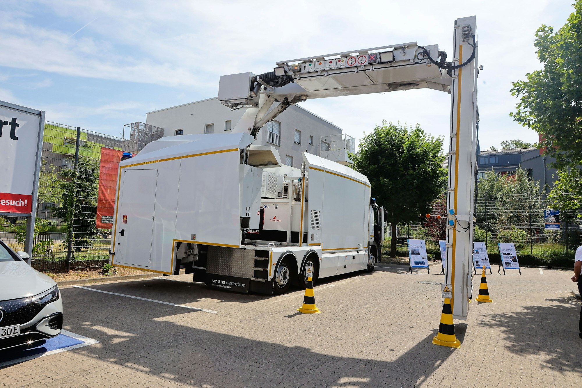 Das Röntgengerät des Zollamts Köln.