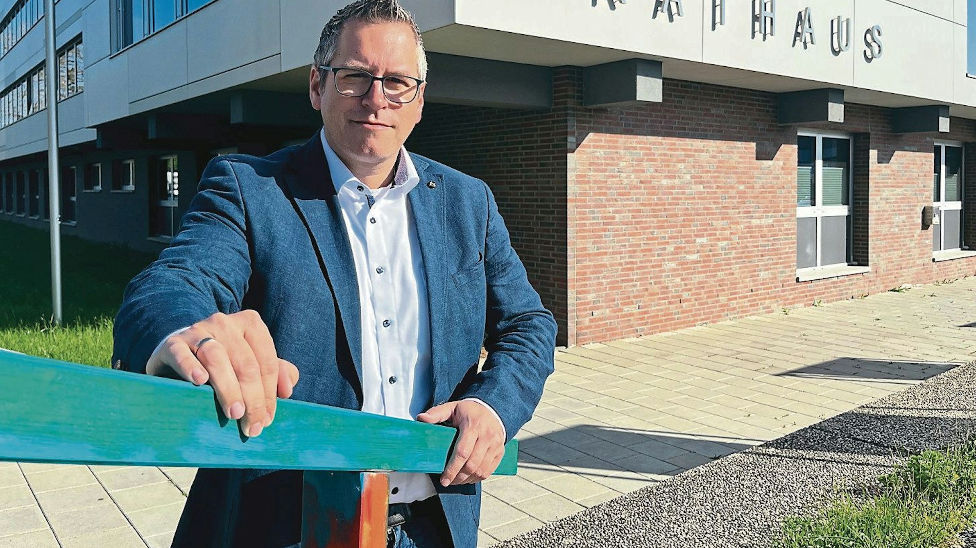 Sascha Solbach (SPD) ist Bürgermeister von Bedburg.