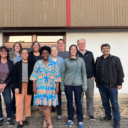 Ein Gruppenfoto der Reisegruppe