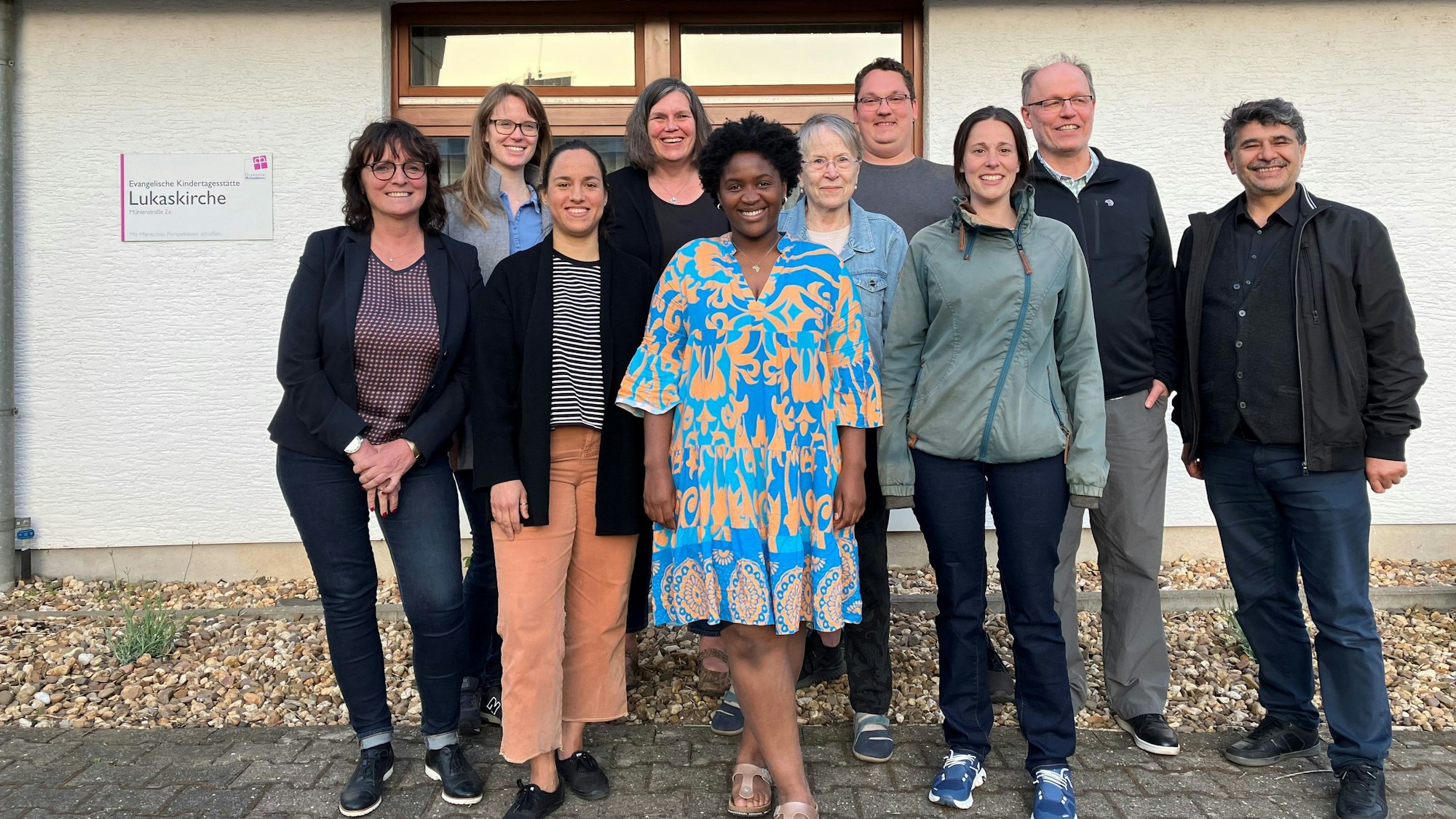 Ein Gruppenfoto der Reisegruppe