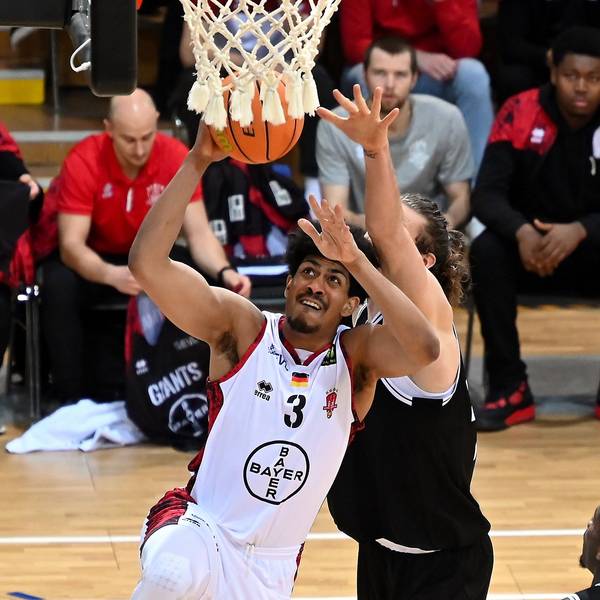 22.01.2023, Basketball-Bayer Giants-Düsseldorf
links: Gabriel de Oliveira (Bayer)
Foto: Uli Herhaus
