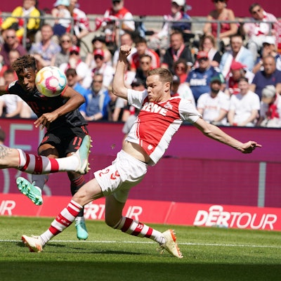 Kingsley Coman erzielte am letzten Bundesliga-Spieltag in Köln einen wichtigen Treffer zur Meisterschaft des FC Bayern.