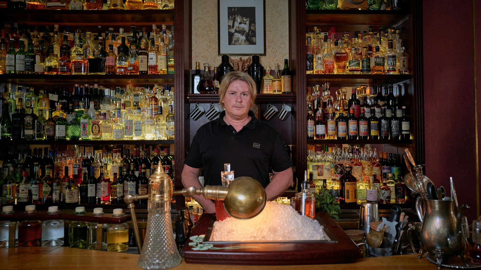 Der Inhaber und Barkeeper Volker Seibert