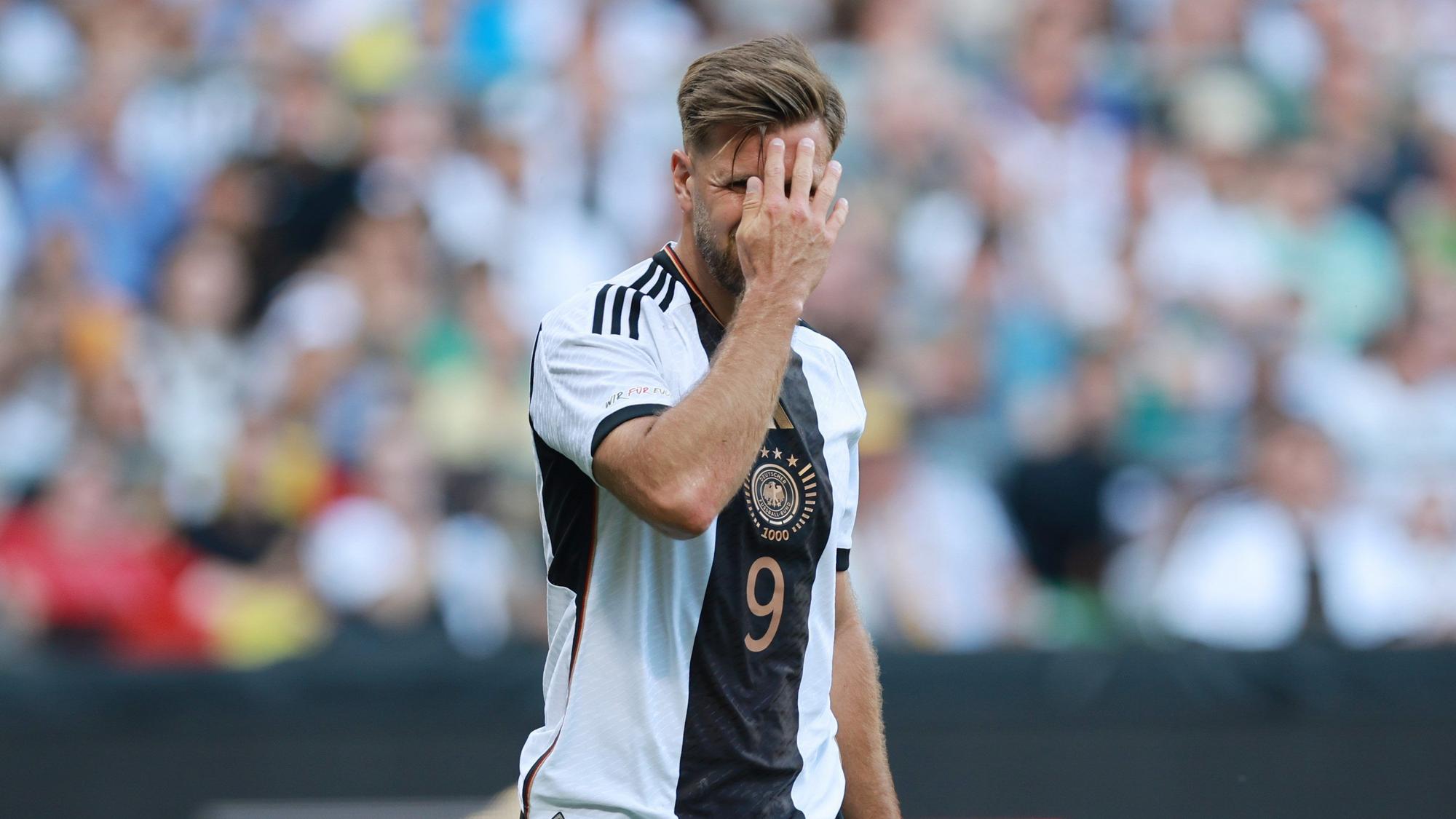 Deutschlands Niclas Füllkrug konnte beim 3:3 gegen die Ukraine einen Trteffer beisteuern.