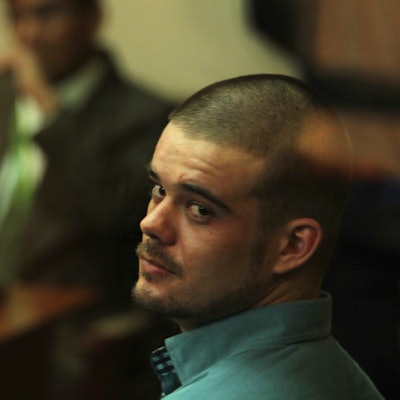 Joran van der Sloot bei einer Verhandlung 2012 in Peru.