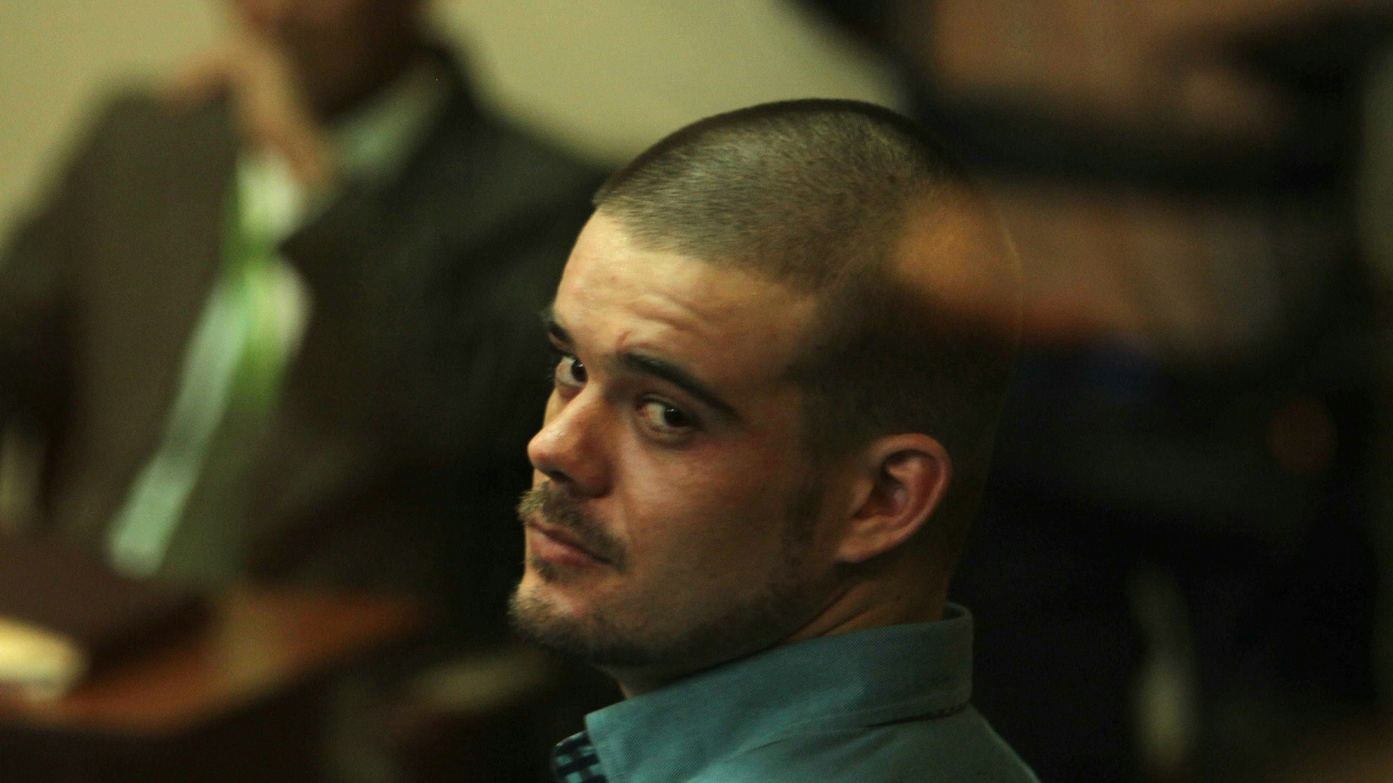 Joran van der Sloot während einer Gerichtsverhandlung in Lima, Peru, im Januar 2012.