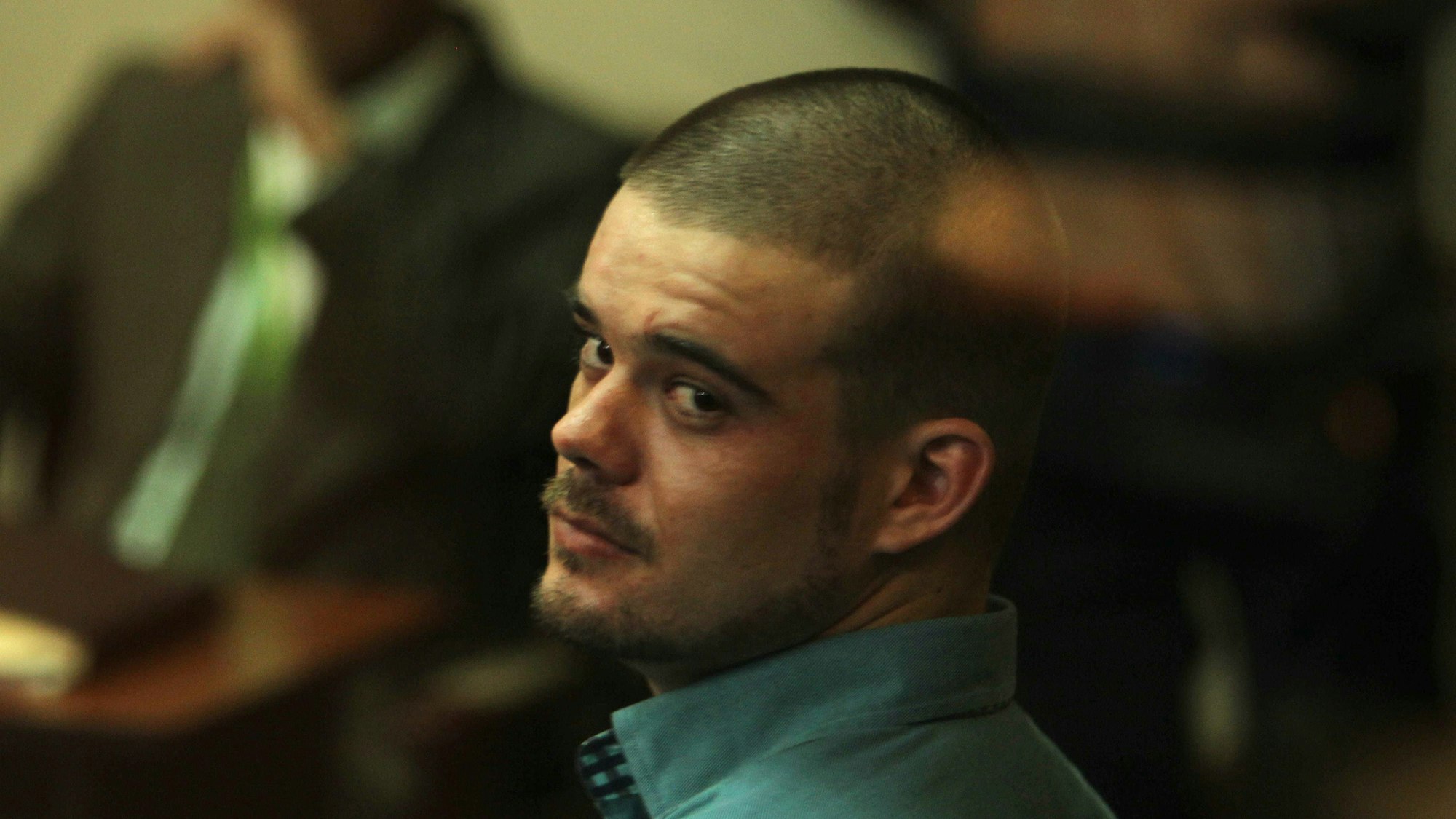 Joran van der Sloot bei einer Verhandlung 2012 in Peru.