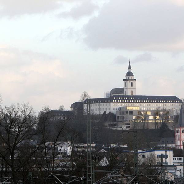 Die Abtei auf dem Michaelsberg in Siegburg.