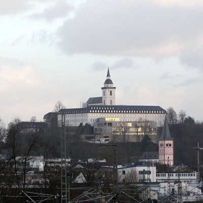Die Abtei auf dem Michaelsberg in Siegburg.