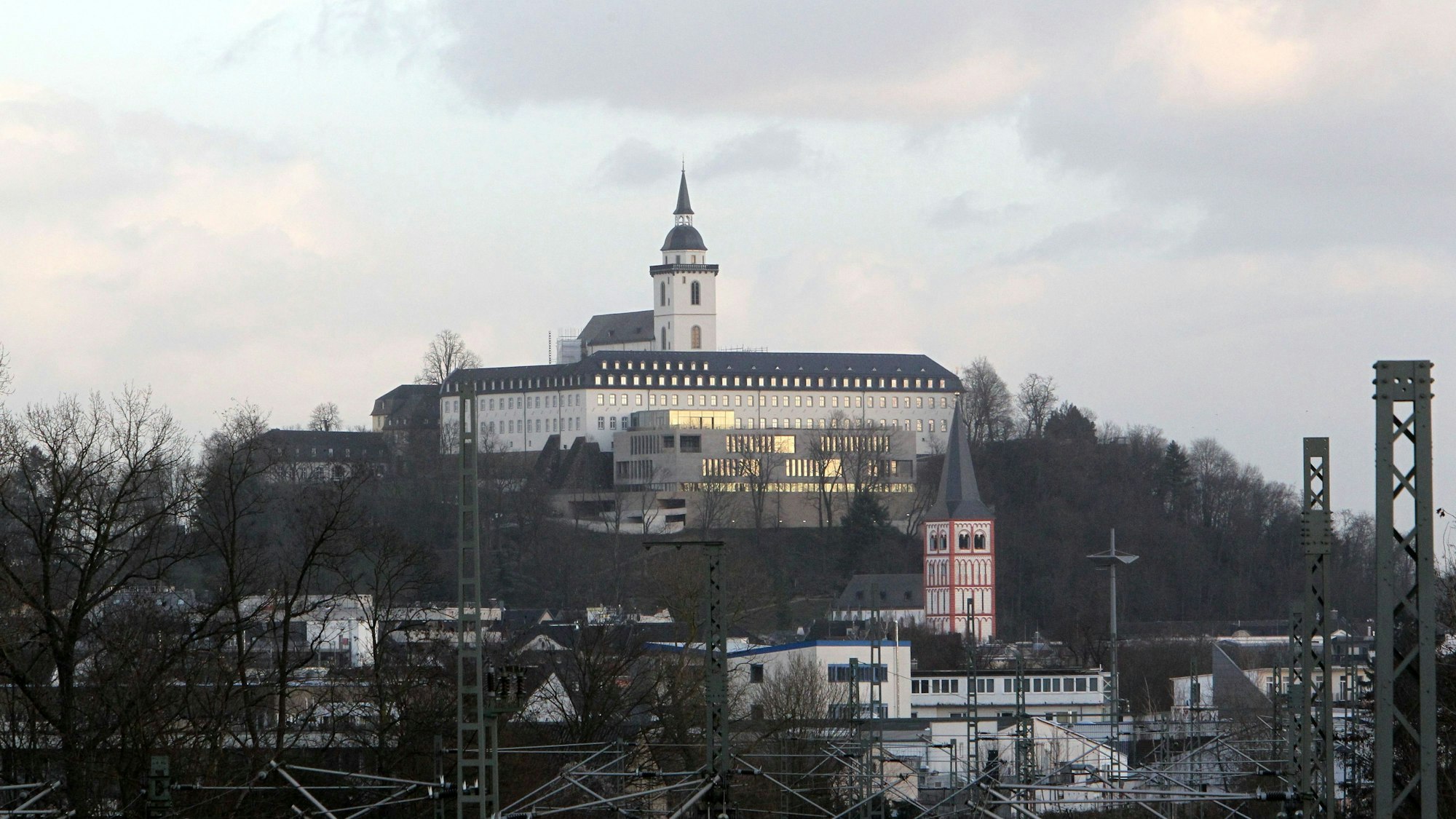 Die Abtei auf dem Michaelsberg in Siegburg.