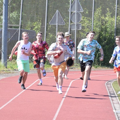 Adventure Sponsorenlauf und Mottolauf Gesamtschule Kürten