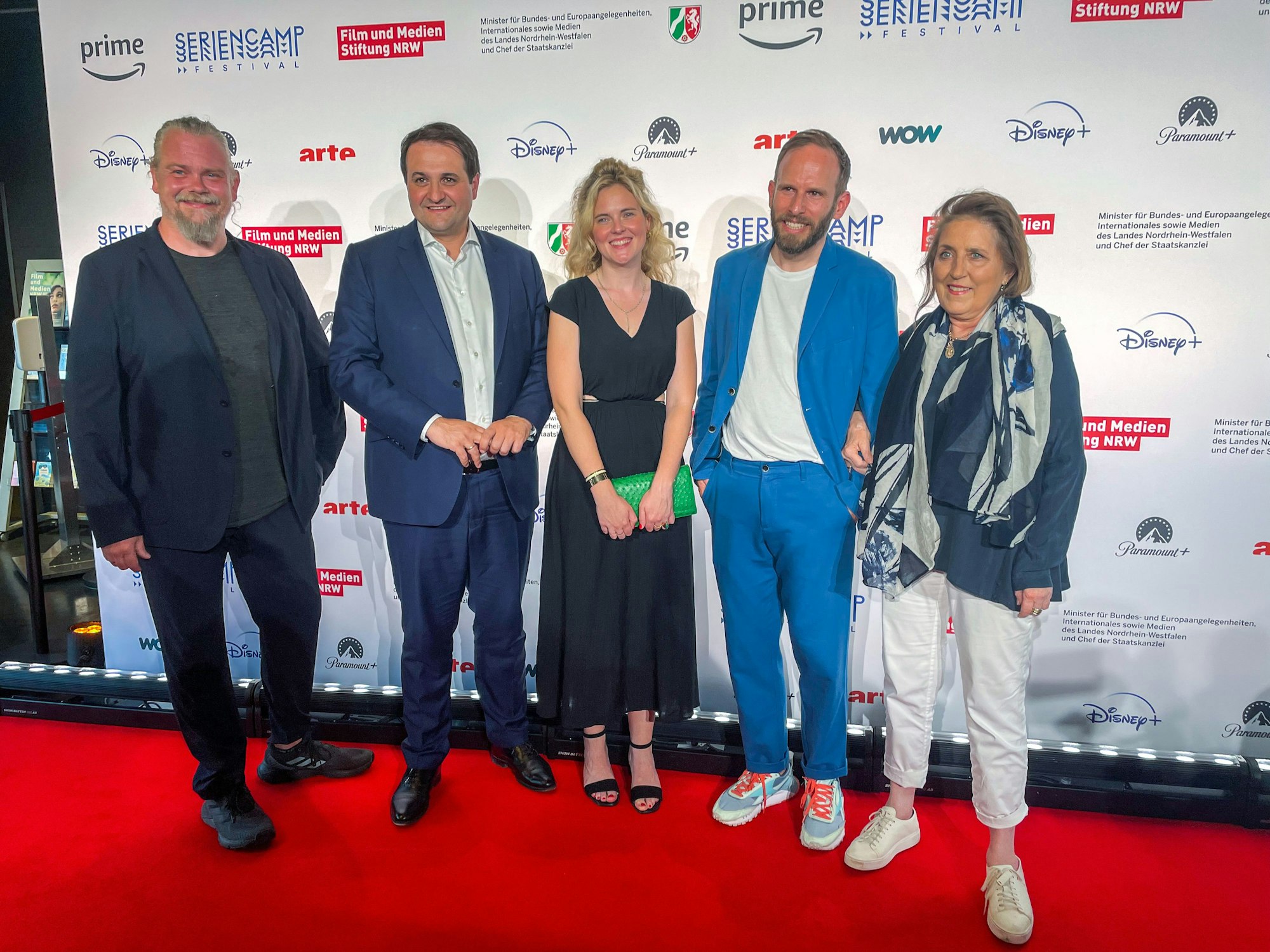 Gerhard Maier, Nathanael Liminski, Simone Schellmann, Malko Solf und Petra Müller (v.l.).
