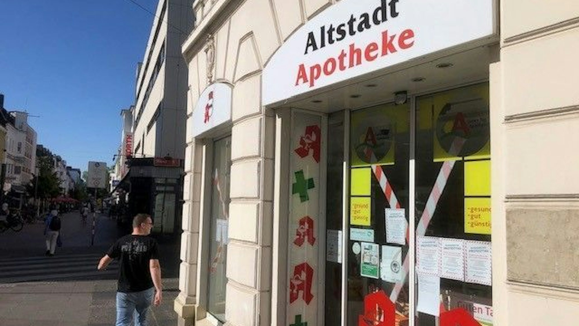 Die Altstadt-Apotheke in Opladen hat am Mittwoch geschlossen.
