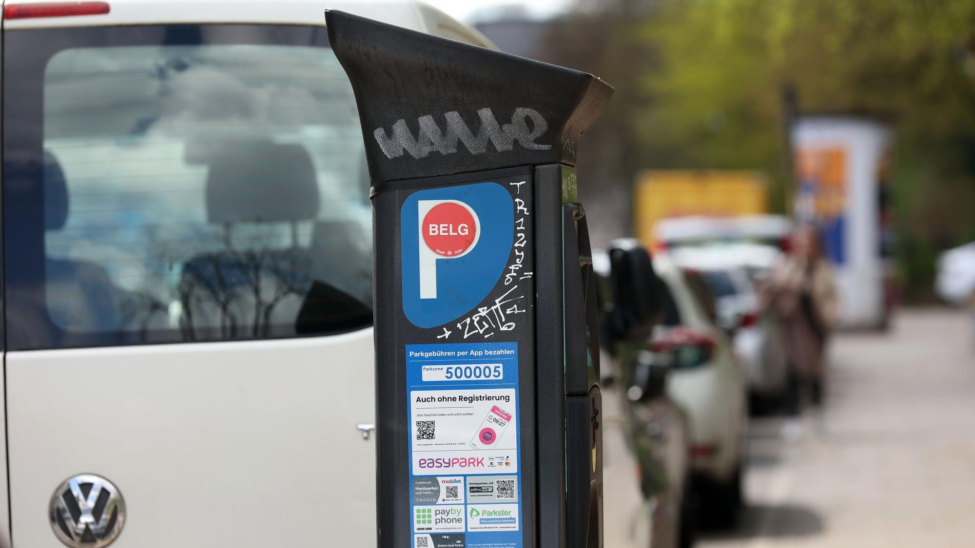 Parkscheinautomat im Belgischen Viertel in Köln
