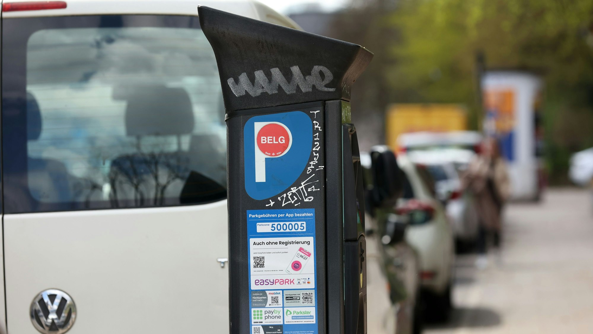 Parkscheinautomat im Belgischen Viertel in Köln