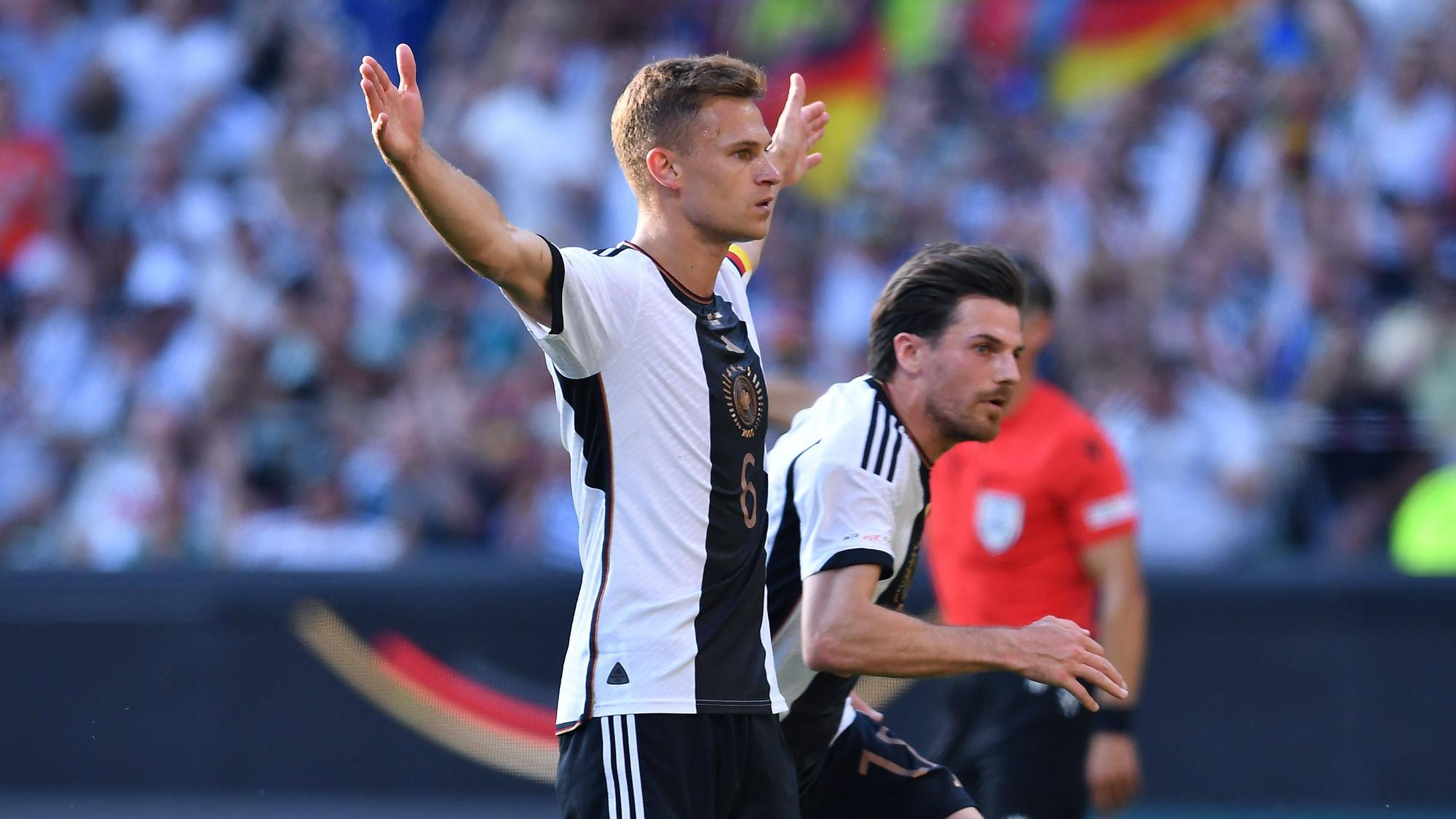 Torjubel zum 3:3 durch Joshua Kimmich