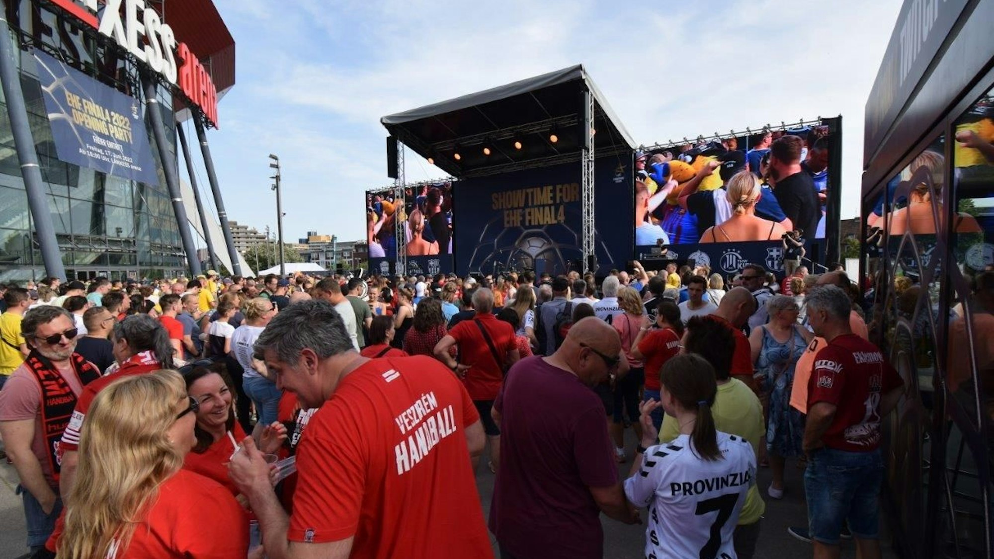 Opening Day des Final-Four-Turniers 2022.