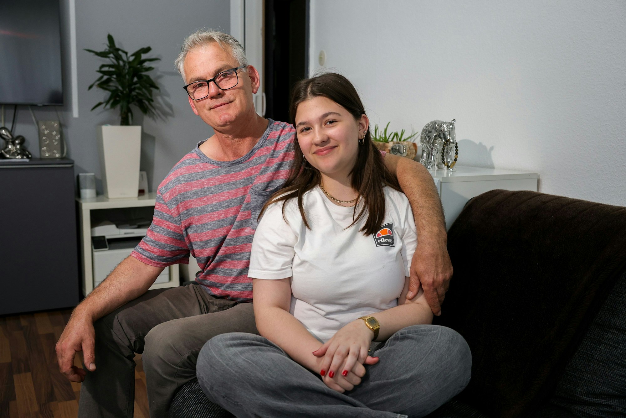 Halil Sojeva und seine Tochter Melisa im Porträt