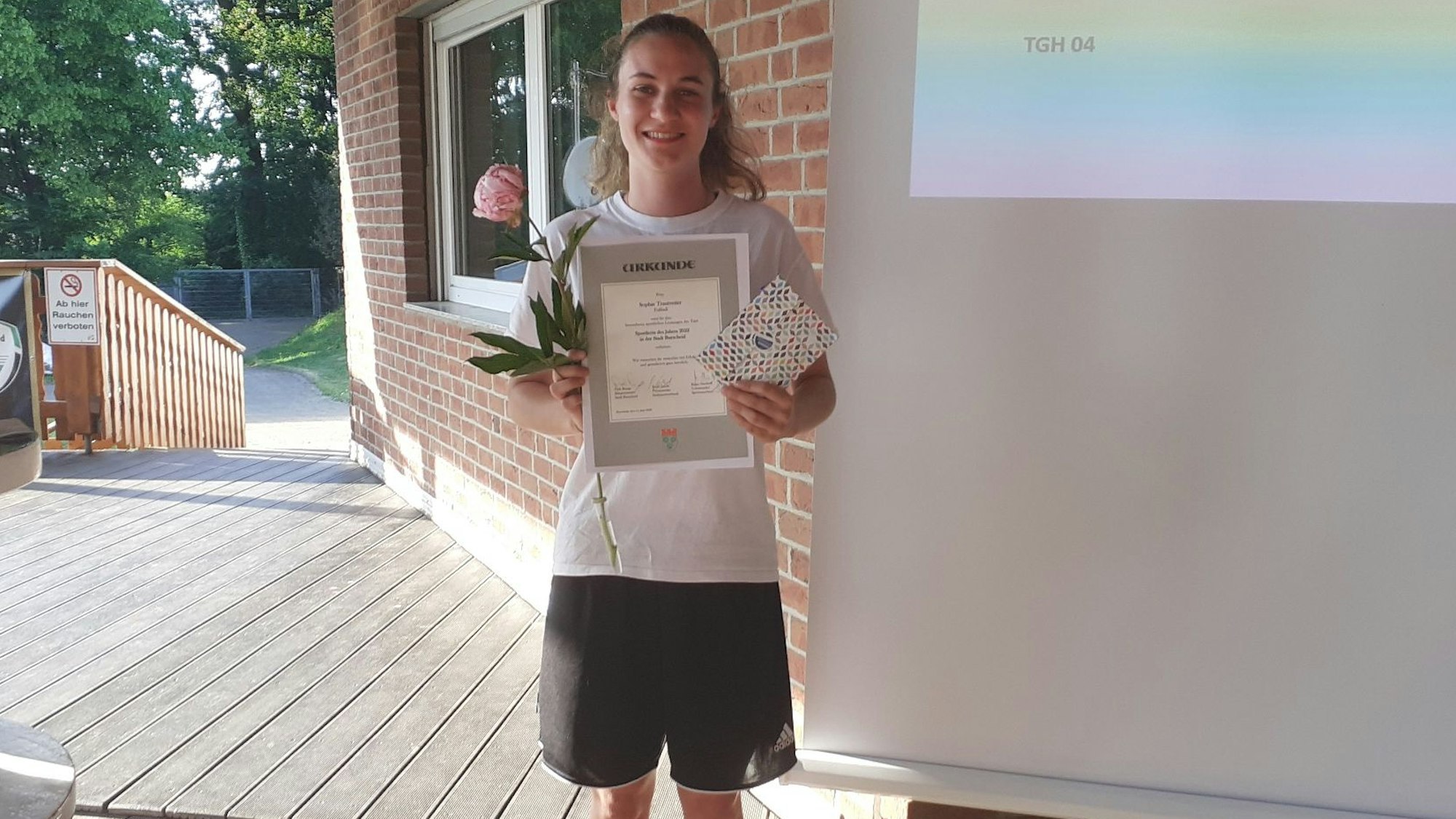 Sportlerwahl in Burscheid 2023: Sophie Trautvetter ist Sportlerin des Jahres.