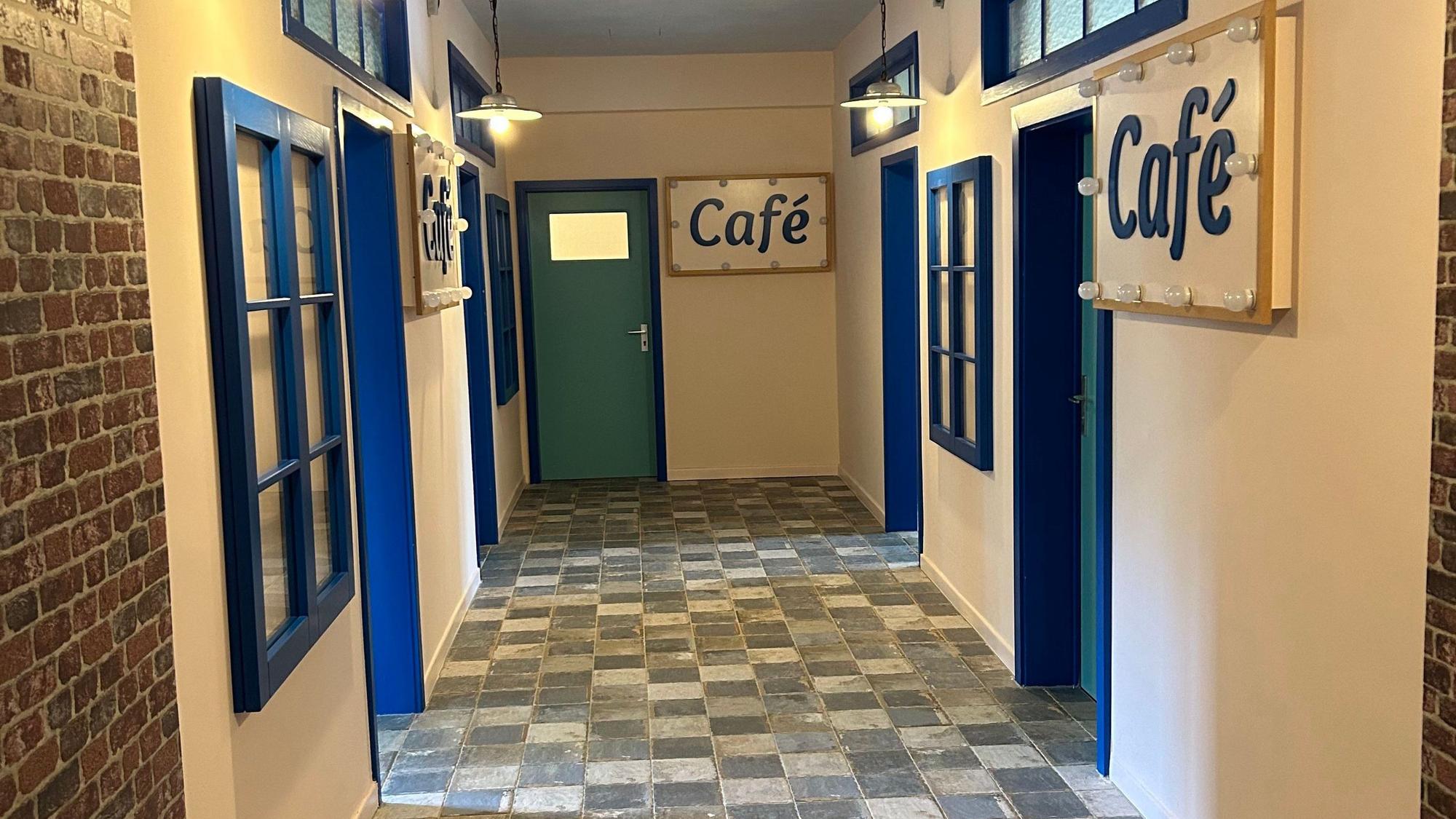 Flur des Erzählcafes im NS-Dokuzentrum