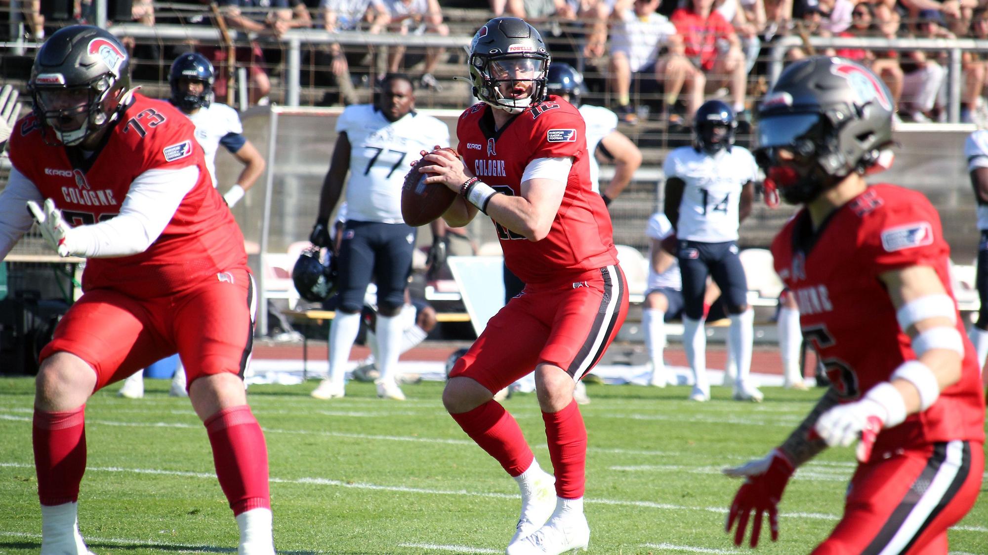 Dylan Jacob, Quarterback der Cologne Centurions