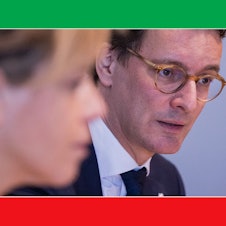 NRW-Check Juni 2023: Mona Neubaur und Hendrik Wüst