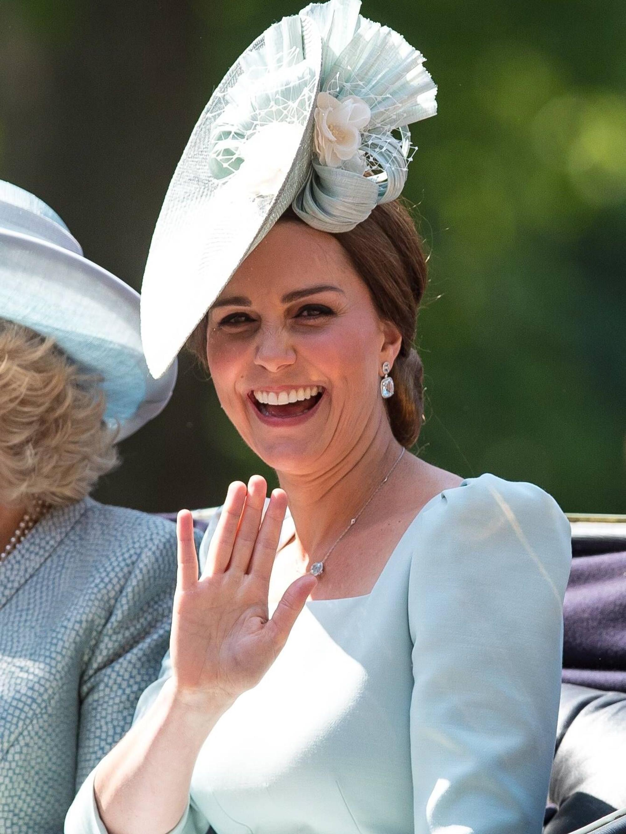 Kate Middleton während „Trooping the Colour“ am 9. Juni 2018.