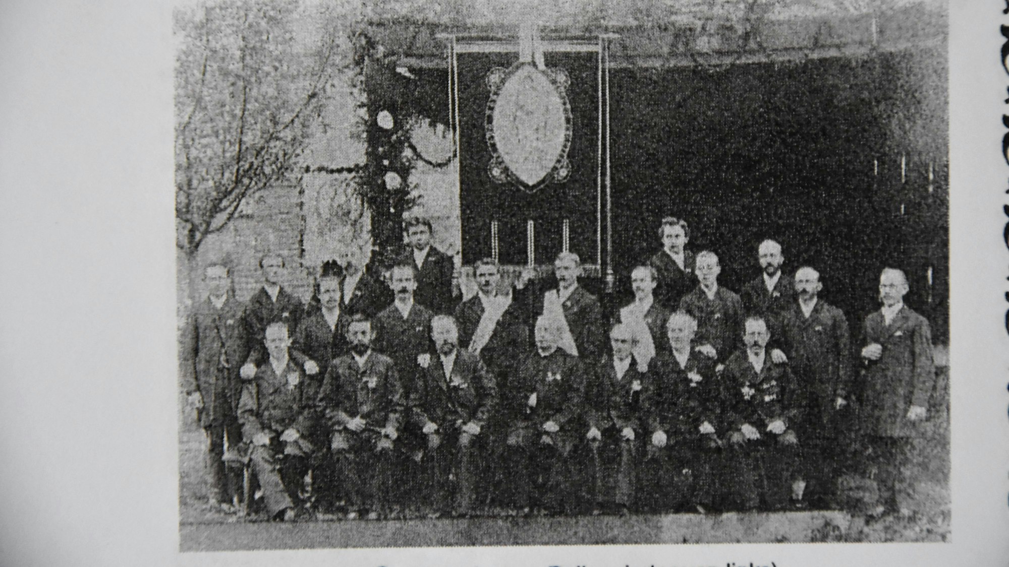 Mitglieder des Kirchenchors im Jahr 1898.