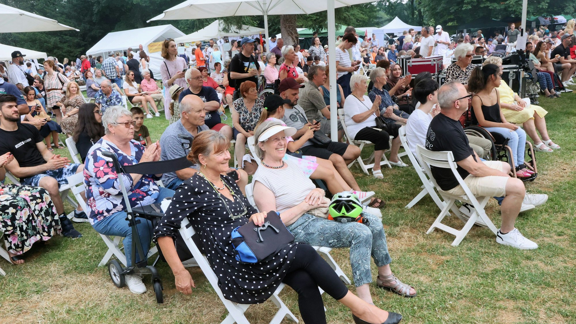 Leverkusen Europafest Morsbroich.
Foto: Michael Wand