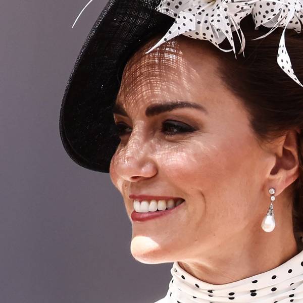 Kate, Prinzessin von Wales, bei der der jährlichen Zeremonie des Hosenbandordens (Order of the Garter) an der St. George's Chapel.