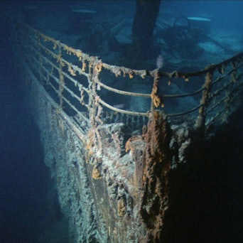 Das Wrack der Titanic auf dem Meeresboden