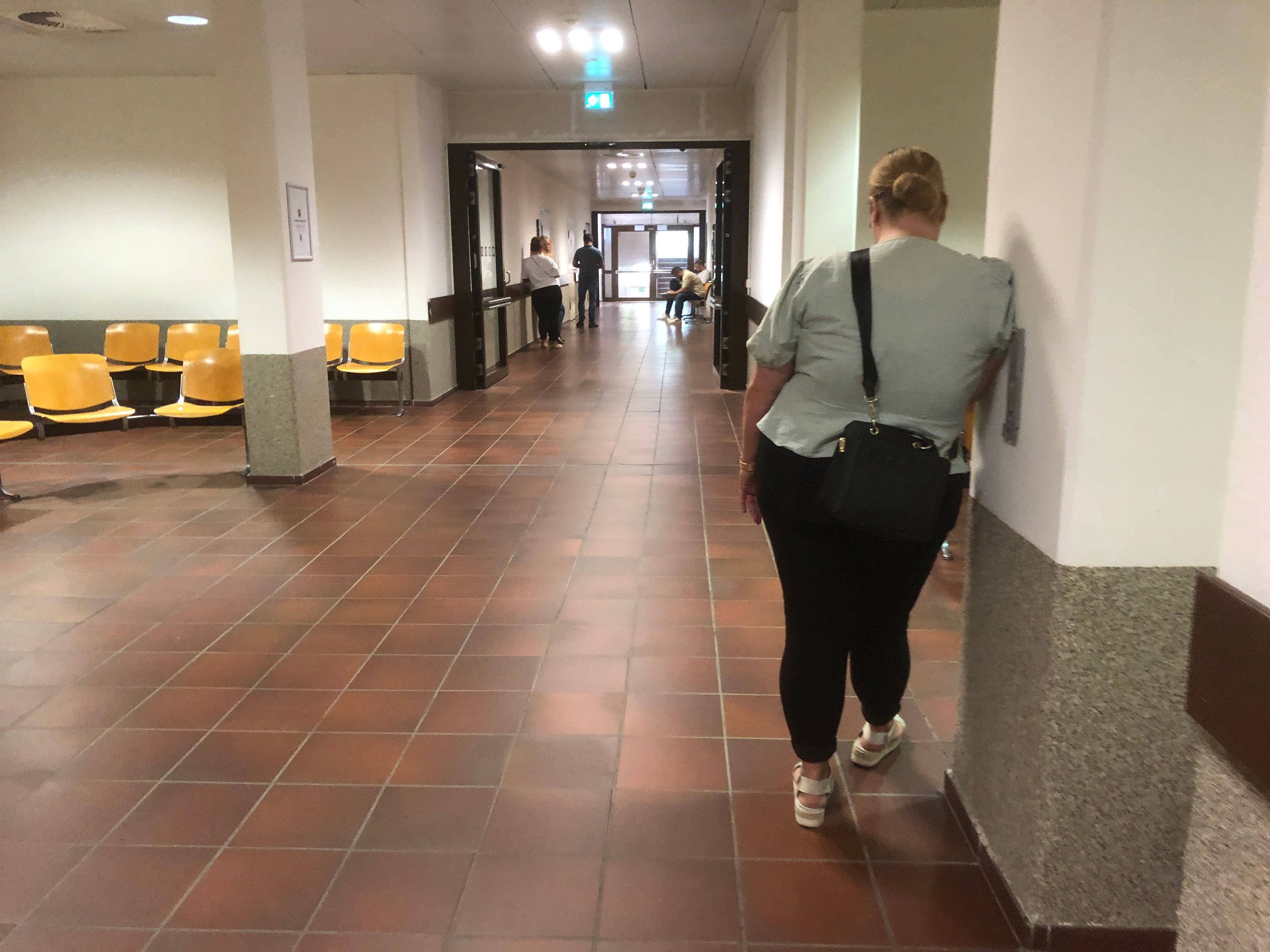 Ein Flur im Kölner Landgericht.