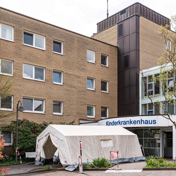 Das Kinderkrankenhaus Amsterdamer Straße.